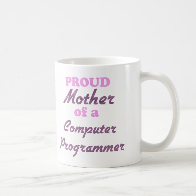 Taza De Café Madre orgullosa de un informático (Derecha)