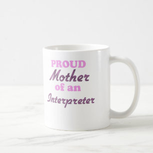 Taza De Café Madre orgullosa de un intérprete