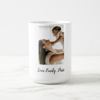Taza De Café madre padre foto nombre familia vacaciones regalos
