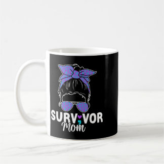 Taza De Café Madre Superviviente - Conciencia de Prevención del