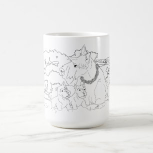 Taza De Café Madre Terrier Escocés