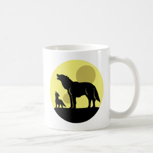 Taza De Café Madre y lobo