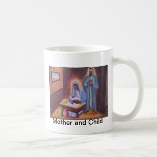 Taza De Café Madre y niño