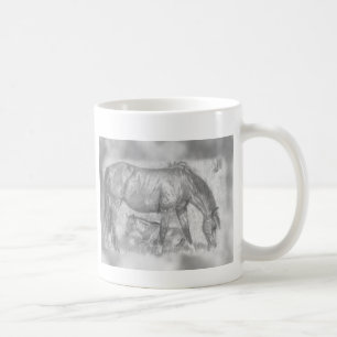 Taza De Café Madre y potro
