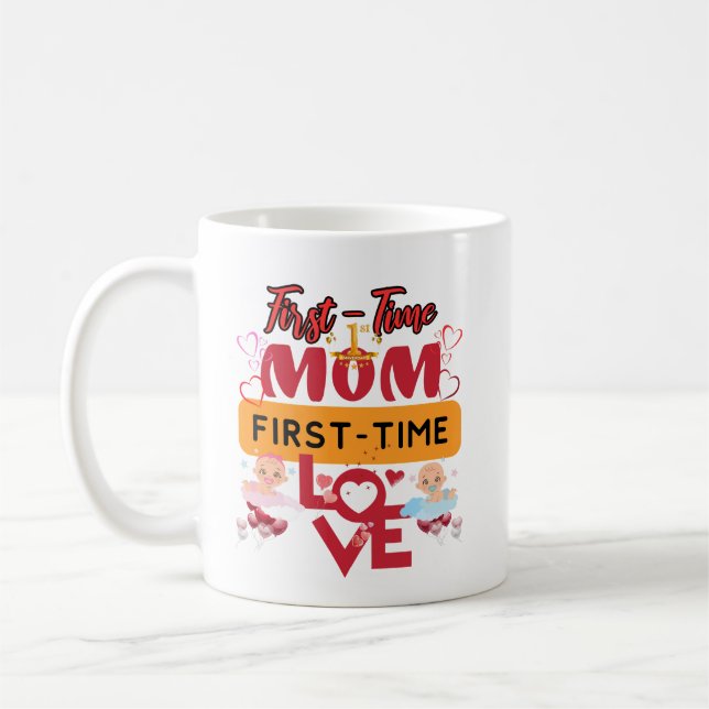 Taza De Café Madres primerizas, amor primerizo (Izquierda)