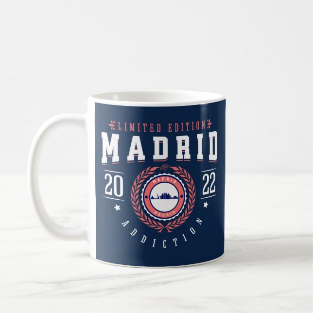 Taza De Café Madrid España Nave estilo deportivo (Izquierda)