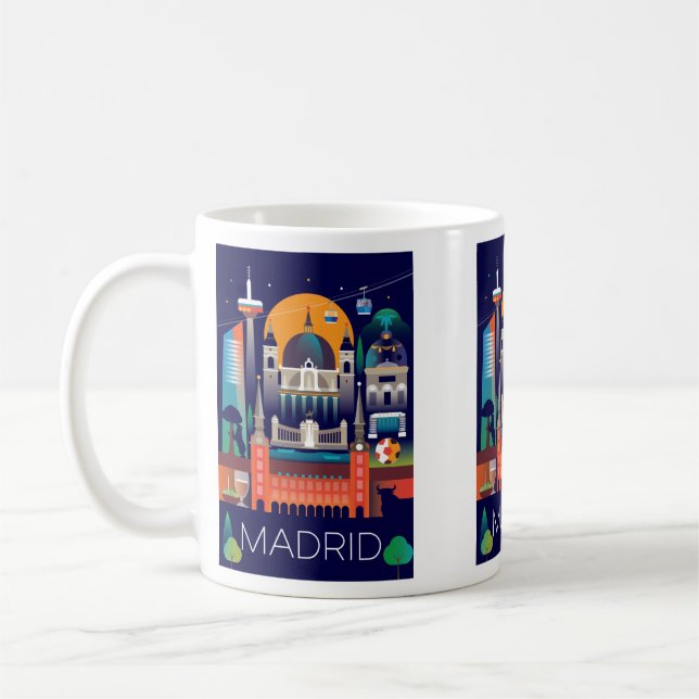 Taza De Café Madrid Mug (Izquierda)