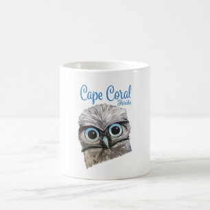 Taza De Café Madriguera de las ilustraciones del búho