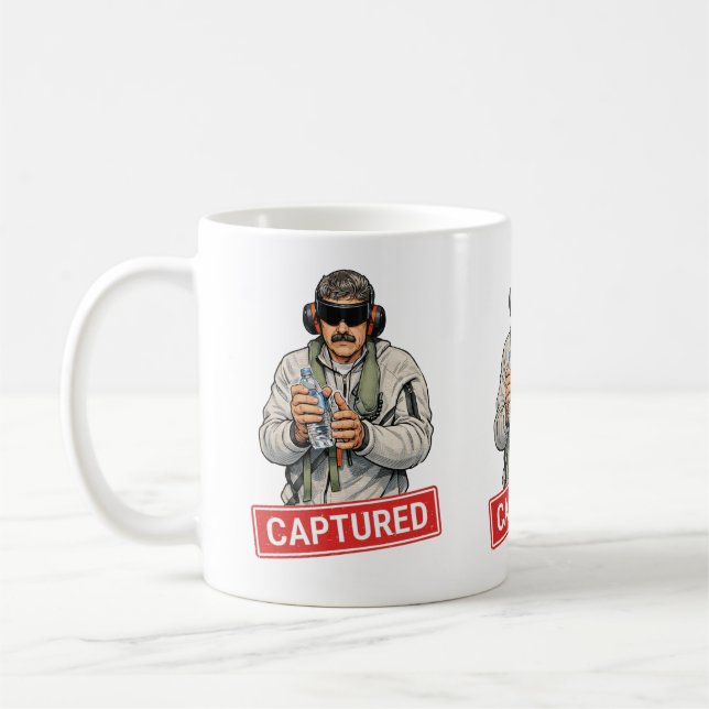 Taza De Café Maduro Captured Venezuela freedom  (Izquierda)
