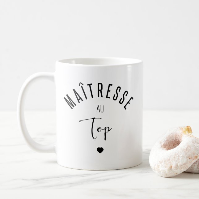 Taza De Café Maestra a la señal (Con donut)