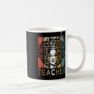 Taza De Café Maestra afroamericana africana mujeres historia ne