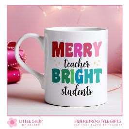 Taza De Café Maestra Alegre Personalizable Estudiantes Brillant