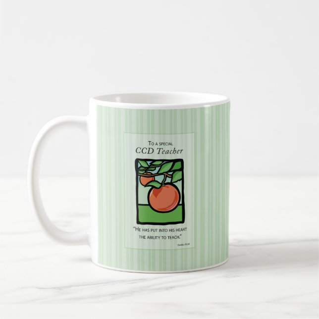 Taza De Café Maestra CCD Gracias a Gift Mug, Apple (Izquierda)