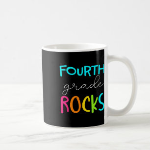 Taza De Café Maestra de 4º grado de Grado Rocks Team