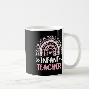 Taza De Café Maestra de bebés Corbata divertida Dye Arcoíris Co