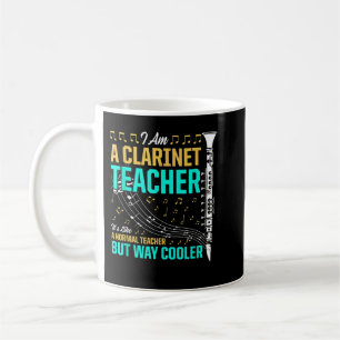 Taza De Café Maestra De Clarinet Es Como Un Profesor Normal Bu