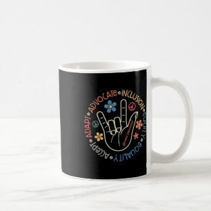 Taza De Café Maestra de Educación Especial Autismo Inspirador A