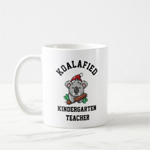 Taza De Café Maestra de jardín de infantes Koalafied 
