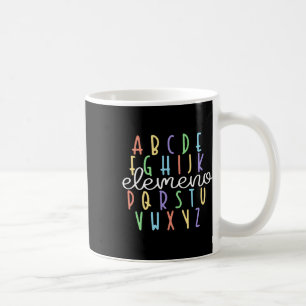 Taza De Café Maestra De Kinder Abc Elemeno Regalos Divertidos E