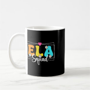 Taza De Café Maestra de la escuadra de Ela de vuelta a la escue