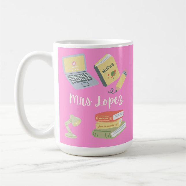 TAZA DE CAFÉ MAESTRA DE LA SRA. LOPEZ (Izquierda)