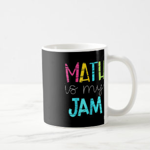 Taza De Café Maestra De Matemáticas De Vuelta A La Escuela