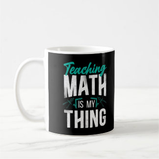 Taza De Café Maestra De Matemáticas Nerviosa Estudiante Enseñan