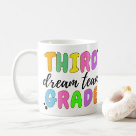 Taza De Café Maestra De Tercer Grado, De Vuelta A La Escuela, E