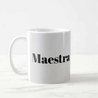 Taza De Café Maestra Directora de Orquesta Pianista Música Temá