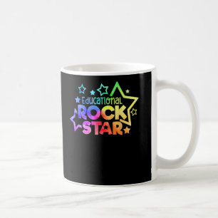 Taza De Café Maestra divertida de ROCKSTAR EDUCATIVA vuelve a l