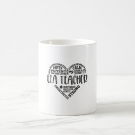 Taza De Café Maestra ELA, profesora de inglés, lengua