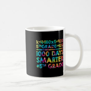 Taza De Café Maestra Grado 1000 Días Más Inteligente 100 Días E