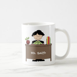 Taza De Café Maestra más grande del mundo con nombre