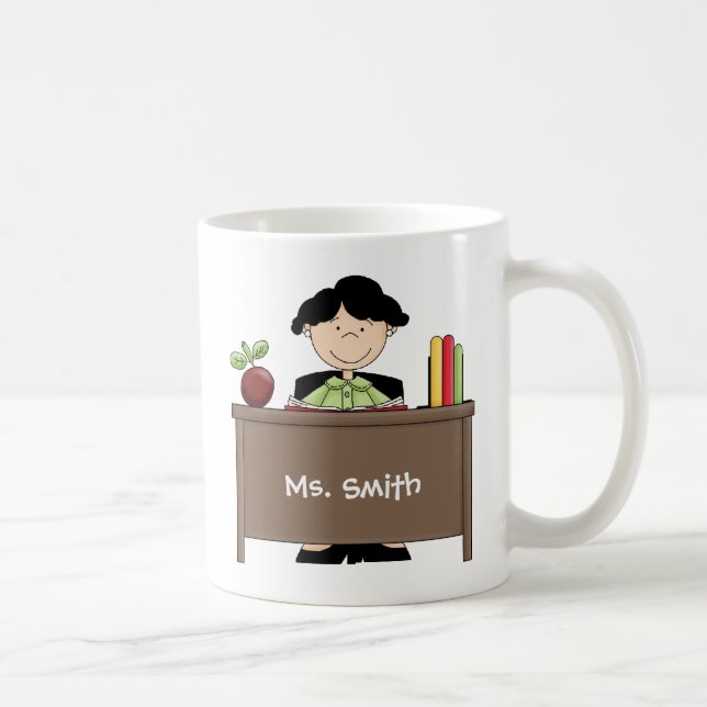 Taza De Café Maestra más grande del mundo con nombre (Derecha)