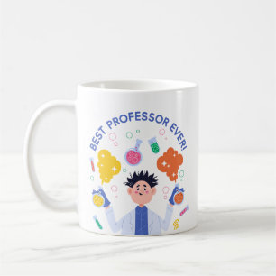 Taza De Café Maestra: Mug "Mejor Profesor" Científico Loco