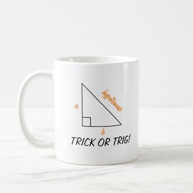 Taza De Café Maestra personalizada de Halloween con trucos o tr (Izquierda)
