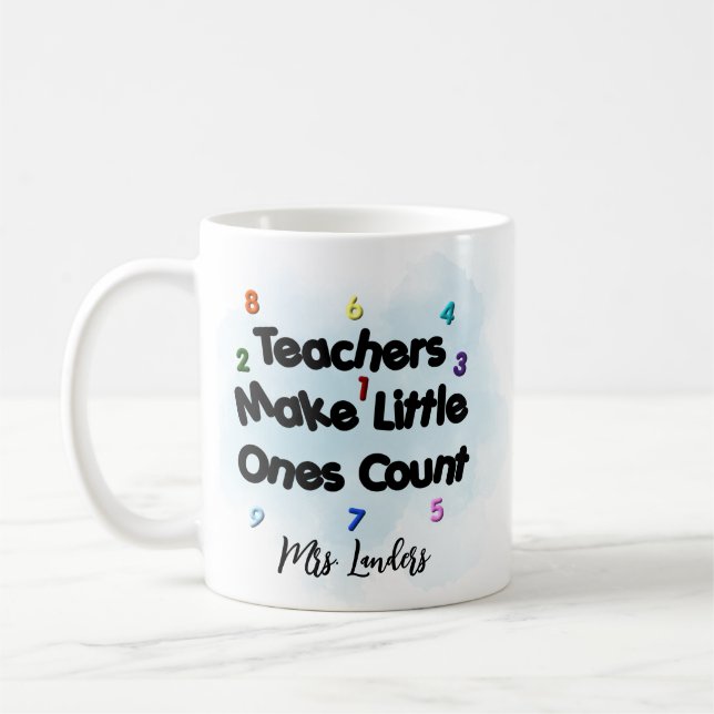 Taza De Café Maestra Primaria Mug (Izquierda)