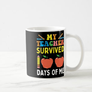 Taza De Café Maestra Sobrevivió A 100 Días De Mi Escuela De Div