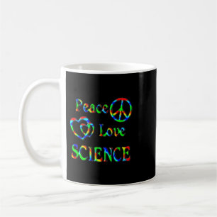 Taza De Café Maestra Trabajo Paz Amor Ciencia Pintor Ciencia Té