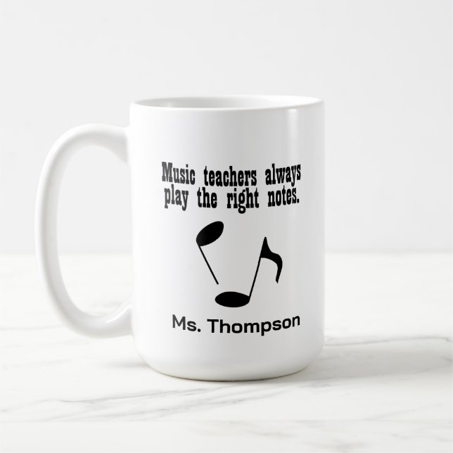 Taza De Café Maestría de Música (Izquierda)