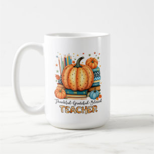 Taza De Café Maestro Agradecido, Agradecido, Bendecido Cosecha