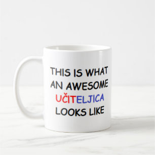 Taza De Café maestro croata uciteljica, impresionante