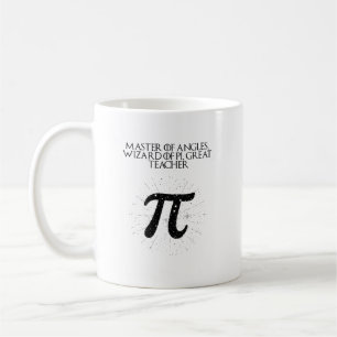 Taza De Café Maestro De Ángulos Mago De Pi Gran Maestro