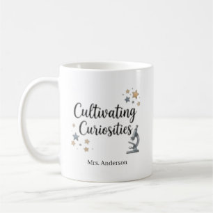 Taza De Café Maestro de Ciencias STEM Cultivando Curiosidades