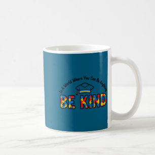Taza De Café Maestro de concienciación sobre el autismo sé amab