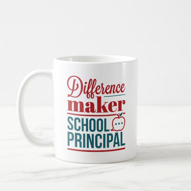 Taza De Café Maestro de diferencias principal de escuela (Izquierda)