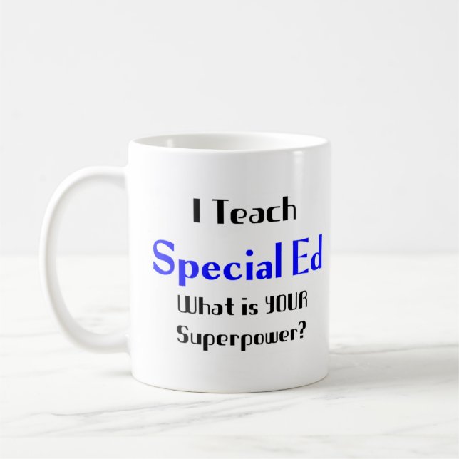 Taza De Café maestro de educación especial (Izquierda)