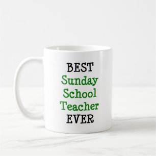 Taza De Café maestro de escuela de domingo, mejor