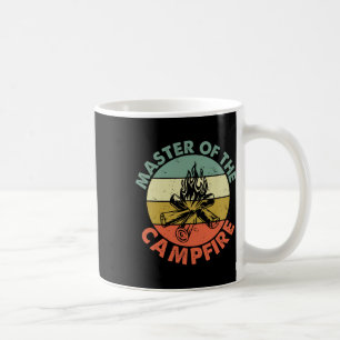 Taza De Café Maestro de la Camiseta de Camping de Papá junto a
