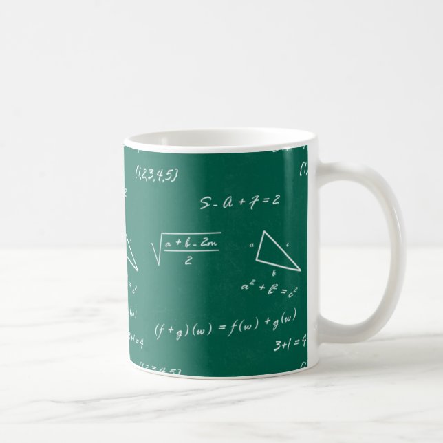 Taza De Café maestro de matemáticas algebra geek (Derecha)